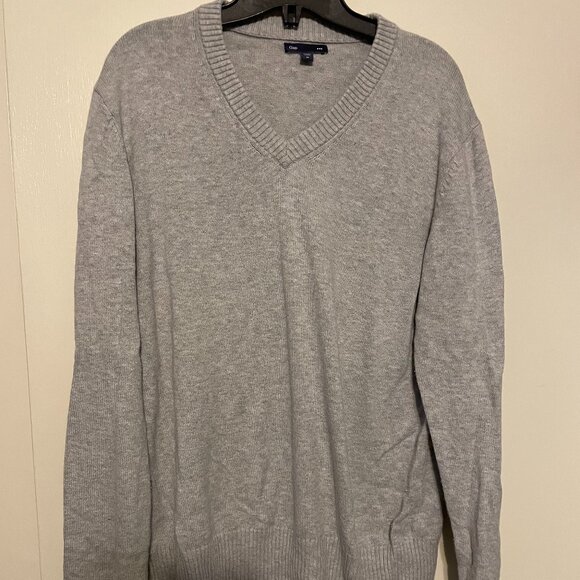 Unisex grey wool sweater - Picture 1 of 5